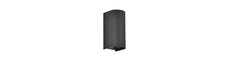 10W LED væglampe - 3-i-1 CCT, IP65, sort, op/ned lys