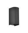 10W LED væglampe - 3-i-1 CCT, IP65, sort, op/ned lys