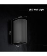 10W LED væglampe - 3-i-1 CCT, IP65, sort, op/ned lys