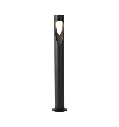 V-Tac 6W LED havelampe - Sort, IP65, 3000K, Cree chip, 6 års garanti