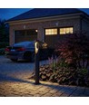 V-Tac 6W LED havelampe - Sort, IP65, 3000K, Cree chip, 6 års garanti