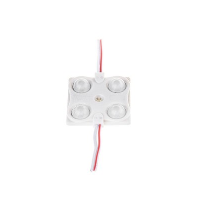 2W Vandtæt LED modul - 12V DC, IP65, Perfekt til skilte og specialløsninger