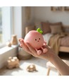 MOCHI Fersken natlampe i blød silikone - genopladelig, touch dæmpbar