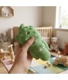 MOCHI Krokodille natlampe i blød silikone - genopladelig, farveskift + varm hvid