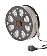 50m arbejdslys LED strip - 230V, IP65, 1500 lm/m, 12W/m, 180 LED/m