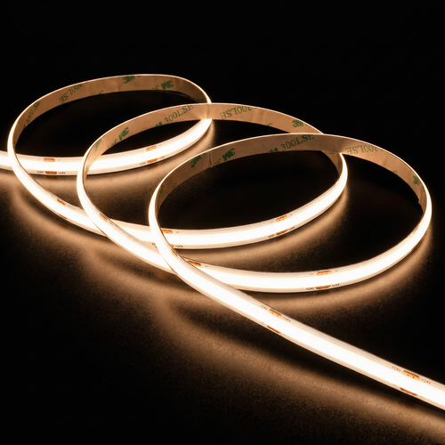 5m 12,5W/m Dot-free COB-LED strip RA90 - 24V DC, IP20, 480 LED/m, 5 års garanti