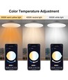 4 stk. RGB+CCT Smart Home downlight - 5W LED, Bluetooth, fjernbetjening
