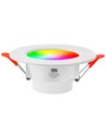 4 stk. RGB+CCT Smart Home downlight - 5W LED, Bluetooth, fjernbetjening