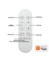 4 stk. RGB+CCT Smart Home downlight - 5W LED, Bluetooth, fjernbetjening
