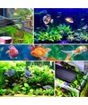 60-80 cm akvarie armatur - 18W LED, hvid/blå/rød/grøn/lilla, justerbar længde, IP66