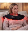 Lysterapi sjal til nakke, kraveben - Infrarød, med timer