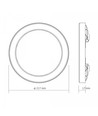 18W Loftslampe, 3CCT - Ø217 mm, indbygget lyskilde