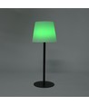 Opladelig RGBW LED bordlampe med solcelle - Hvid, Fjernbetjening