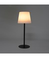 Opladelig RGBW LED bordlampe med solcelle - Hvid, Fjernbetjening