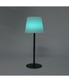Opladelig RGBW LED bordlampe med solcelle - Hvid, Fjernbetjening