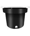 LEDlife nedgravningsspot - 9W, rund, rustfrit stål, 24V AC/DC