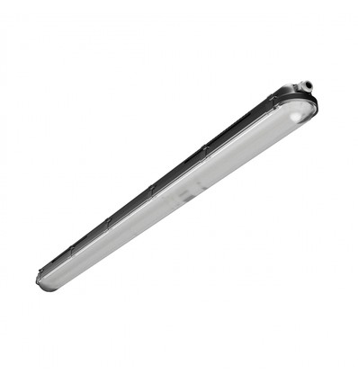 120cm 40W Gigant Pro LED armatur - Gennemfortrådet, 150lm/W, Justerbar Watt, IP66, IK10, Sort.
