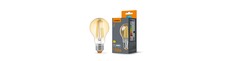 E27 10W LED filament pære - A60, ekstra ekstra varm hvid, bronze glas