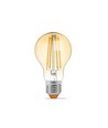 E27 10W LED filament pære - A60, ekstra ekstra varm hvid, bronze glas