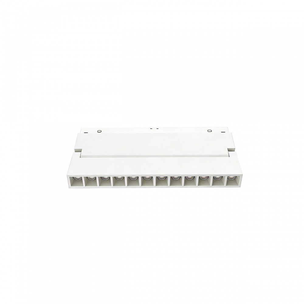 12W System Shift Grid S justerbar lineær skinnespot - CCT switch, hvid, 22,5 cm, 48V - Dæmpbar : Ikke dæmpbar