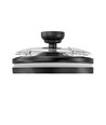 Loftslampe m. skjult blæser - RA90, CCT, 60W, sort