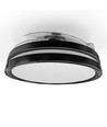Loftslampe m. skjult ventilator - RA90, CCT, 60W, sort