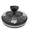 Loftslampe m. skjult blæser - RA90, CCT, 60W, sort