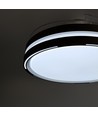Loftslampe m. skjult blæser - RA90, CCT, 60W, sort