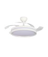 Loftslampe m. skjult blæser - RA90, CCT, 60W, hvid