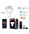 GU10 5W Smart Home LED pære - Tuya/Smart Life, virker med Google Home, Alexa og smartphones