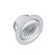 EVA 6 LED indbygningsspot 6W Triac dæmpbar - 3000K, Ra98, Hvid