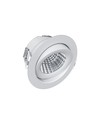 EVA 6 LED indbygningsspot 6W Triac dæmpbar - 3000K, Ra98, Hvid
