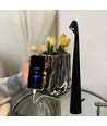 Genopladelig LED bordlampe - Sort, inde/ude, 3-trins dæmpbar, IP44, 40 cm