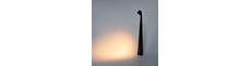Opladelig LED bordlampe inde/ude - Sort, 40cm høj, 3-trin dæmpbar, IP44 udendørs