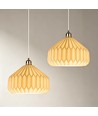 E27 pendel keramik - Hvid, 2m ledning, Ø27x23cm, IP20, uden lyskilde