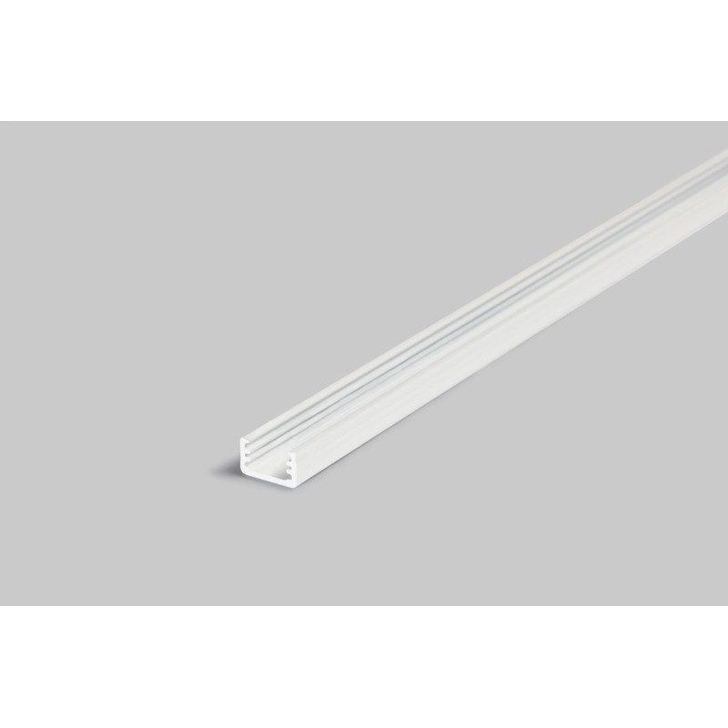Aluminiums profil i Hvid Til LED Strip, Model SLIM8 - 2 Meter