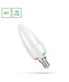 E14 6W LED kertepære - C37, CCT, 3-trin watt-justering, inkl. lyskilde