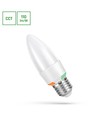 E27 6W LED kertepære - C37, CCT, 3-i-1 lysfarve, inkl. lyskilde
