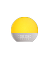 Wake-up Light Vækkeur, Solopgangseffekt - Bluetooth 5.3 højttaler, Sovelyde, Dæmpbar
