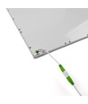 60x60 LED panel 36W - Højde:10mm, UGR19, Inkl. Philips driver, hvid kant