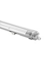 120cm Limea T8 LED armatur, gennemfortrådet - Til 1x 120cm LED rør, IP65 vandtæt
