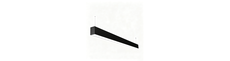 120cm 38/32/24W LED lysskinne - CCT, Sort, loftlampe til kontor, inkl. wireophæng
