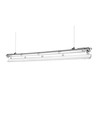 120cm Limea T8 LED armatur, gennemfortrådet - Til 1x 120cm LED rør, IP65 vandtæt