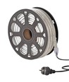25m arbejdslys LED strip - 230V, IP65, 1500 lm/m, 12W/m, 4000K, Byggeplads belysning