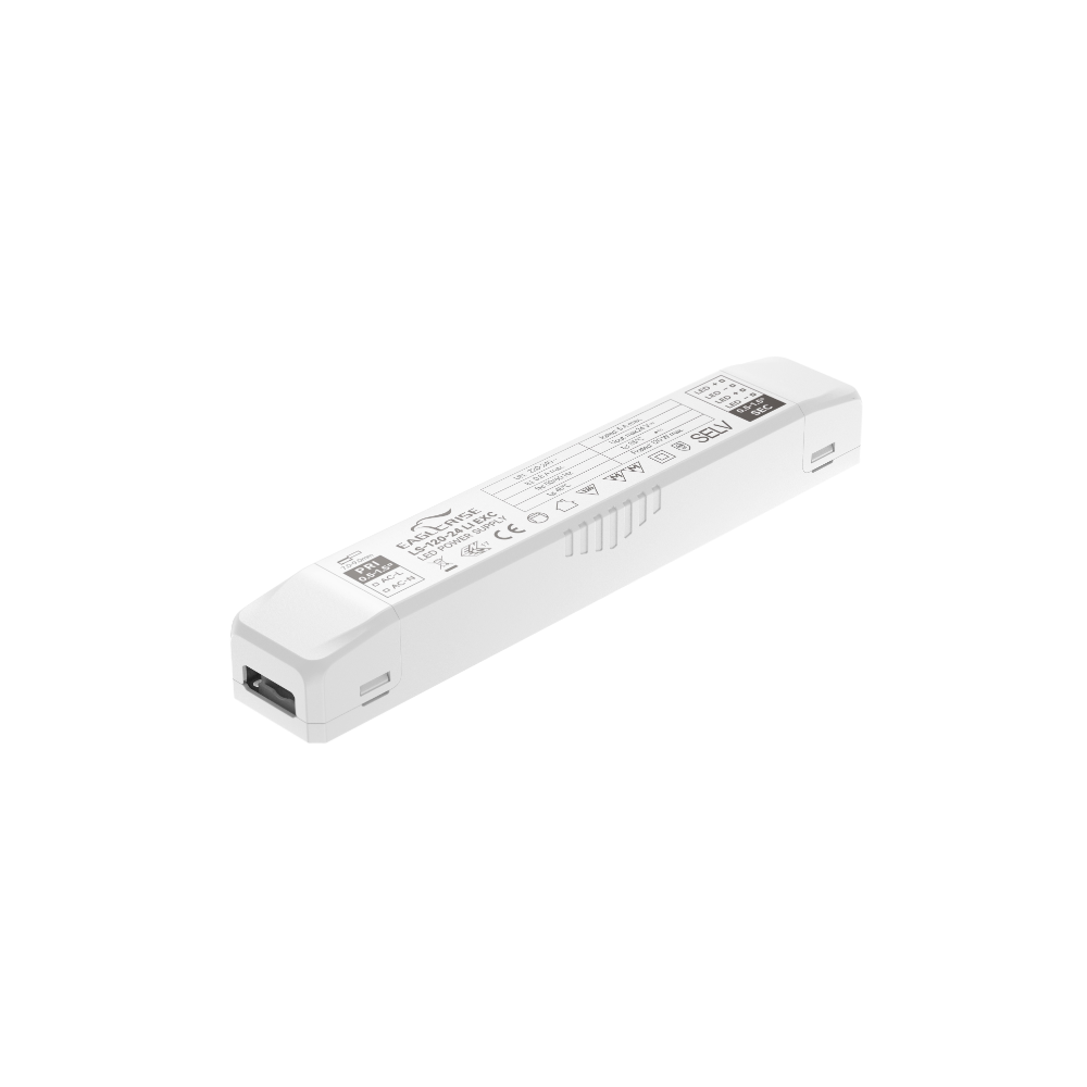 Eaglerise 120W / 24V DC strømforsyning - 5A, IP20 indendørs