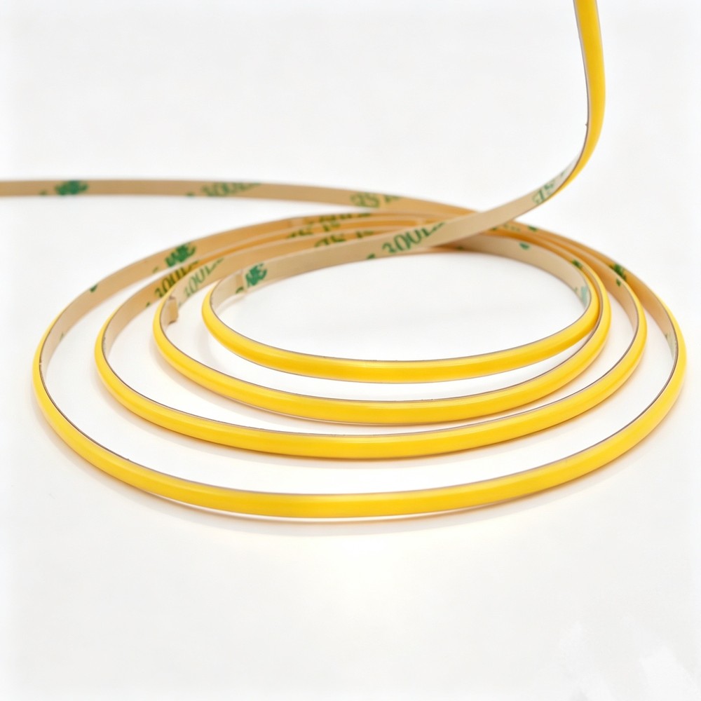 5m 9W COB-LED strip 5mm RA92 - 24V DC, IP20, 480 LED pr. meter - Dæmpbar : Dæmpbar, Kulør : Varm