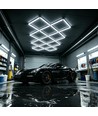 360W RA92 Hexagon LED 14 felter komplet sæt - Inkl. strømtilslutning