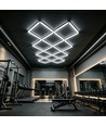 360W RA92 Hexagon LED 14 felter komplet sæt - Inkl. strømtilslutning