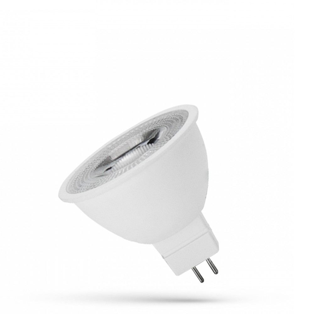 MR16 / GU5.3 4W LED spotpære - 12V, 55 ° spredning - Dæmpbar : Ikke dæmpbar, Kulør : Kold