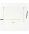 Guld spisebordslampe 126cm - 18W LED, 2800K, inkl. wireophæng